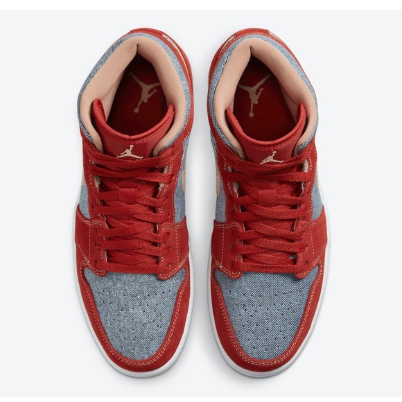 Air Jordan 1 Mid “Denim”, Men’s/Youth Size 5, Women’s 6.5 - Picture 4 of 15